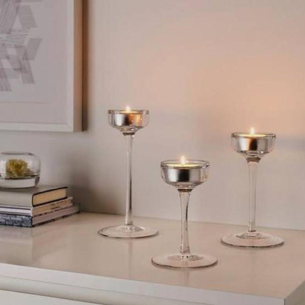 IKEA BLOMSTER Candle Holder Set of 3 – Discontinued / Rare